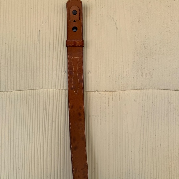 Texas Ranger by Tex Tan Tooled Cowhide Belt - Picture 5 of 7